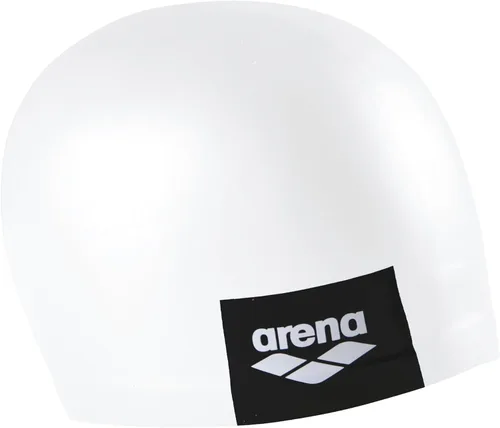 Miniatura 11 de Arena Gorra de natación unisex de silicona moldeada con logotipo para adultos, para entrenamiento intensivo, reducido arrastre, ajuste cómodo