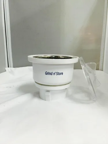 Miniatura 2 de Preethi Grind n' Store Blue Leaf Chutney Tarro de 0.4 litros, plata