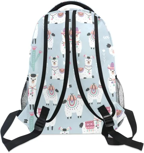 Miniatura 5 de senya Mochila escolar de piña rosa para estudiantes, adolescentes y niñas, Patrón 2, Mochilas Daypack
