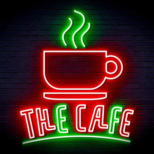 Miniatura 14 de ADVPRO Coffee – The Cafe Extra-Large Ultra-Bright LED Neon Sign - Blue & Red - st16s54-fn-j0026-br