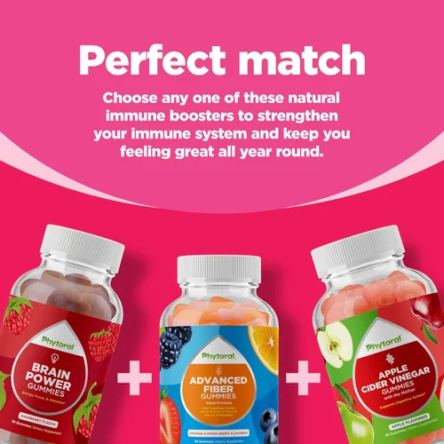 Miniatura 8 de Phytoral Vitaminas multivitamínicas en gomitas para mujeres para adultos, multivitamínico natural para mujeres, gomitas y refuerzo natural