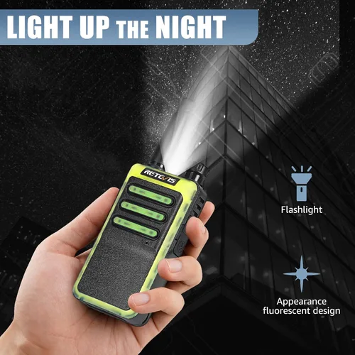 Miniatura 2 de Retevis RB66 Walkie Talkie de 1 hora de carga rápida, radios portátiles FRS bidireccionales con auricular, carga USB-C, linterna, diseño