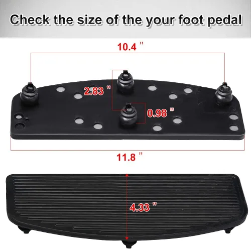 Miniatura 5 de WATERWICH Insertos delanteros para conductor, reposapiés de piso, compatibles con Harley Davidson Touring Road Glide Electra Glide Heritage Softail