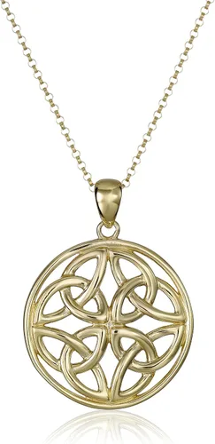 Miniatura 12 de Amazon Essentials . Collar con colgante celta de plata de ley 925 para mujer, cadena Rolo de 18 pulgadas, joyería hipoalergénica para mujer