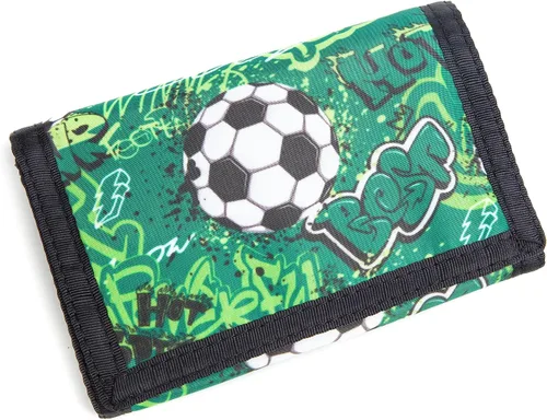 Miniatura 3 de Billetera para niños y niñas, cartera para niños pequeños, billetera de lona triple para exteriores, para niños y niños, cartera novedosa