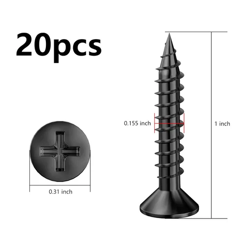 Miniatura 6 de Kit surtido de anclajes para paneles de yeso autoperforantes – 182 piezas para hormigón, paneles de yeso, anclajes de chapa y roca – Anclajes de Kit