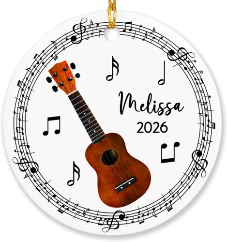 Miniatura 8 de Adorno de acordeón personalizado de Navidad, adorno de instrumento musical de acordeón para árbol de Navidad 2025, adorno de acordeón regalo