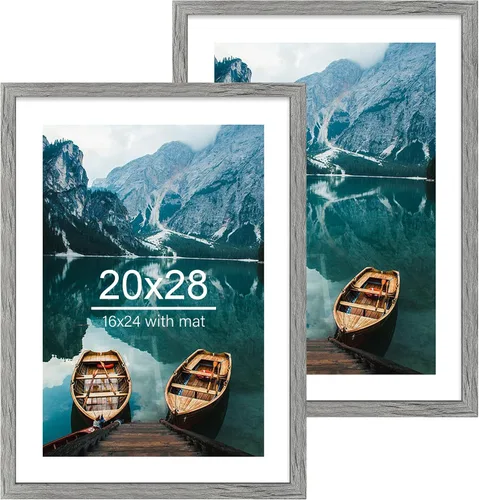 Miniatura 38 de Hongkee - Juego de 2 marcos de fotos, HK042515-MD5.5X8.5-BK(2PK)