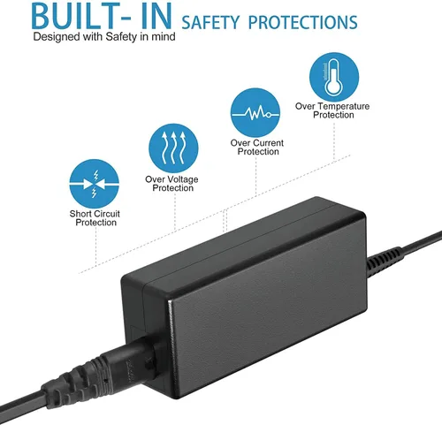 Miniatura 2 de BestCH Adaptador de CA de 12V 2.5A-3A-4A para Insignia 19" 20" 24" 28" LED HDTV HD TV/DVD NS-19E310A13, NS19E310NA15, NS-19E310NA15, NS-19E310NA15