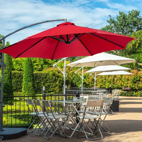 Miniatura 3 de BESPORTBLE Toldo de repuesto para sombrilla de patio de 8.85 pies, toldo fuerte y grueso, 6 varillas de repuesto superior para exteriores