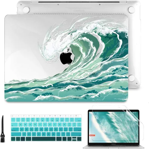 Miniatura 14 de Batianda - Carcasa rígida protectora de plástico transparente y mate para MacBook Pro (2019, 2018, 2017, 2016) de 13 pulgadas, modelo A2159, A1989