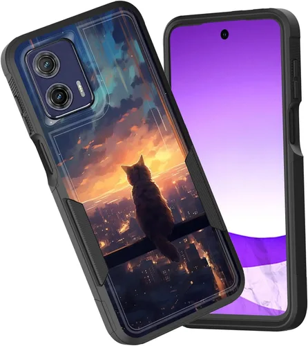 Miniatura 108 de Funda protectora para Motorola Moto G Stylus 5G 2025/Moto G Stylus 5G 2026, funda protectora híbrida de doble capa resistente a prueba de golpes