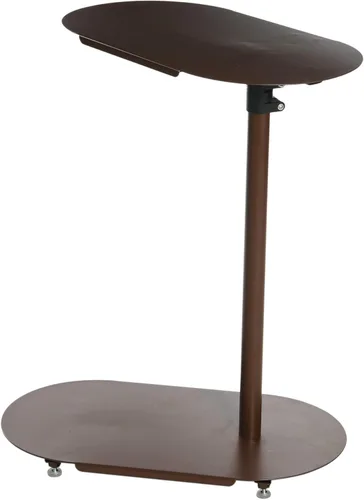 Miniatura 4 de Main + Mesa Mesa C ajustable moderna, marrón