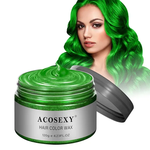 Miniatura 9 de YHMWAX Pomadas Temporales Coloridas para Peinar el Cabello - Gel Natural Desechable de Fuerte Sujeción para Fiestas, Cosplay, Mascarada (Azul)