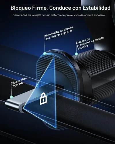 Miniatura 6 de ESR OmniLock Qi2.2 - Cargador MagSafe de 25 W para montaje en coche con CryoBoost, cargador MagSafe para automóvil con refrigeración para teléfono