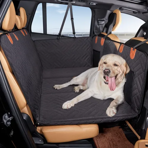 Miniatura 7 de YJGF Extensor de asiento trasero, funda de asiento de perro para asiento trasero, funda de asiento de coche de fondo duro para perros, hamaca