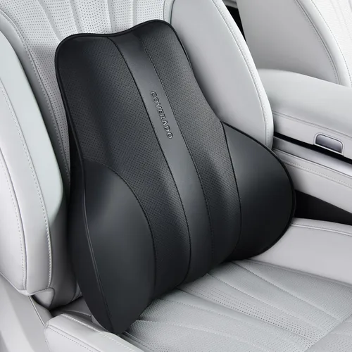 Miniatura 14 de Almohada de Apoyo Lumbar Coverado para Coche, Almohada de Espuma Viscoelástica Ergonómica para Silla de Oficina, Nuevo Cojín de Espalda para Alivio