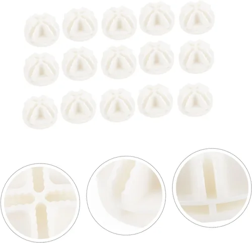 Miniatura 3 de Zerodeko Paquete de 20 conectores de plástico ABS para cubos de almacenamiento modulares, conectores de almacenamiento de cubos de alambre, Blanco