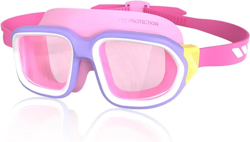 Miniatura 9 de Gafas de natación, antivaho anti-UV, amplia visión y sin fugas, gafas de natación cómodas para edades de 6 a 14 años