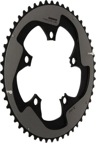 Sram - Plato de carretera Red22 X-Glide R 50T Yaw S3 - Tornillo oculto y perno oculto (4.331 in, aluminio, BB30 o GXP (50-34), 0.197 in, color gris