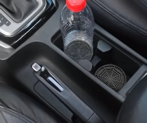 Miniatura 3 de DBlosp - Portavasos para automóvil con borde de piedras brillantes, inserto para portavasos, accesorios para interior de automóvil, portavasos