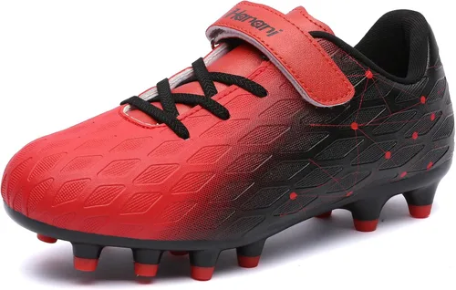 Hanani Zapatos deportivos de fútbol para niños y niñas, FGAG FGAG, zapatos deportivos de entrenamiento para correr, para interiores y exteriores,