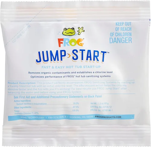 FROG Jump Start para jacuzzis – El choque de cloro de arranque elimina los contaminantes orgánicos y establece el nivel de cloro – Instalación y