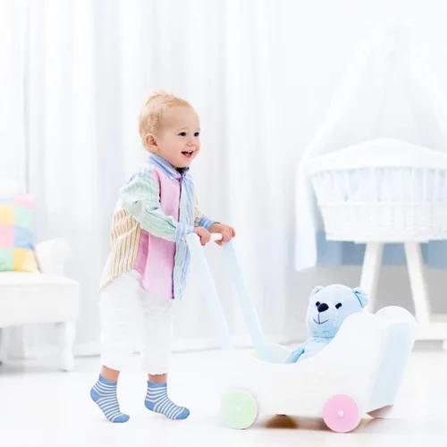 Miniatura 2 de Tphon Calcetines antideslizantes para niños pequeños con agarre, 12 pares de calcetines antideslizantes para niños y niñas de 1 a 7 años