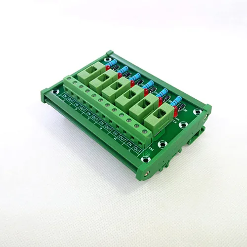 Miniatura 4 de Placa de módulo de fusible de 6 posiciones para montaje en carril DIN, portafusibles para fusible de tubo de 0.197x0.787 in (DXL).
