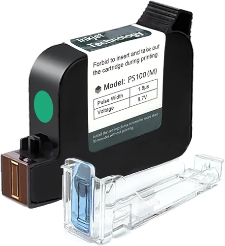 Miniatura 17 de Phezer Cartucho de tinta solvente de secado rápido original de repuesto PS100 impresora de inyección de tinta portátil y mini impresora de inyección