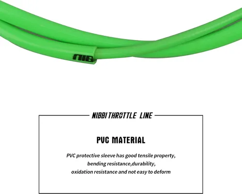 Miniatura 4 de NIBBI Cable de acelerador 93.5cm, repuesto universal para motocicleta de 36.8" cable de acelerador ajustable, para dirt bike pit bike YAMAHA