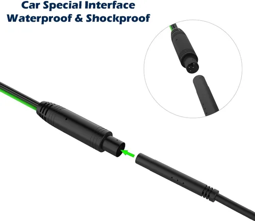 Miniatura 7 de Cámara HD de respaldo para visión trasera, placa de matrícula de visión nocturna, impermeable, compatible con radio de coche Sony XAV-AX150