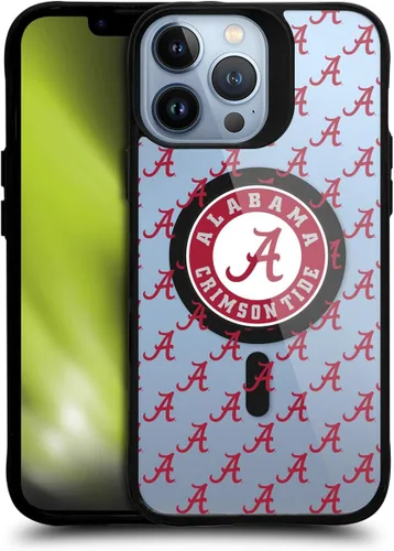 Miniatura 308 de Head Case Designs Funda de gel suave con licencia oficial de la Universidad de Alabama UA Collage compatible con Apple iPhone 13 Pro Max