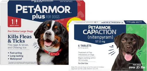 Miniatura 17 de PetArmor Además de prevención de pulgas y garrapatas para perros, tratamiento de pulgas y garrapatas para perros grandes, 1 dosis, tópico
