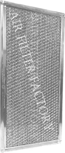 Miniatura 2 de Air Filter Factory Reemplazo para PS3650910 Whirlpool 5.87 x 13 x 0.09 pulgadas Horno microondas Grasa de malla de aluminio Filtro de ventilación