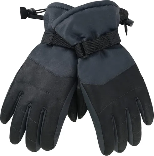 Miniatura 3 de American Trends Guantes de nieve para niños, guantes de invierno impermeables, guantes de esquí para niños y niñas, clima frío, guantes de snowboard
