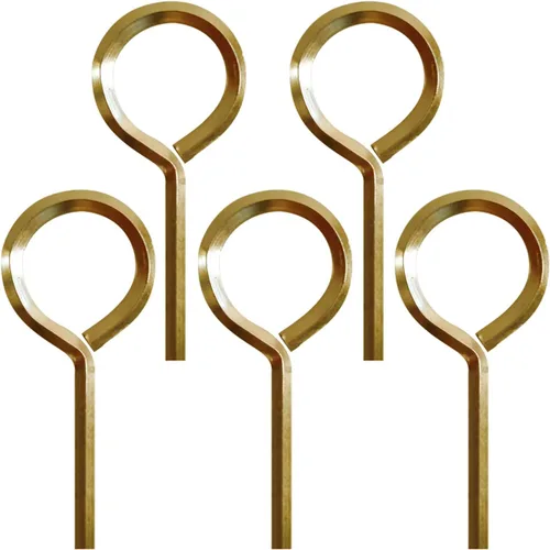 Miniatura 9 de Llave hexagonal estándar de 1/8 pulgadas, juego de llaves Allen para llavero, barra de empuje, llave de dispositivo de salida de pánico, paquete de 5