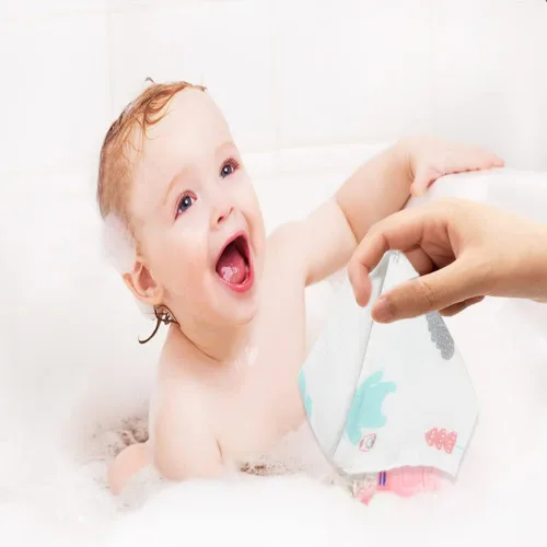 Miniatura 4 de norinori Baby Msulin - Paños de muselina para recién nacidos, 10 paños de muselina para bebé, toallas de lavado de algodón natural suaves