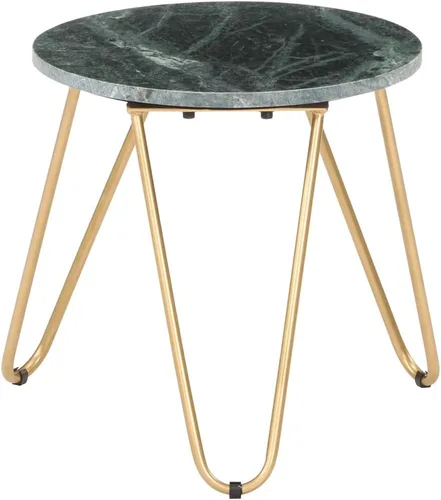 mesas de Centro para sala Dining Table setCoffee Table Green 15.7"x15.7"x15.7" Real Stone with Marble TextureSuitable for bedrooms, Living Rooms,