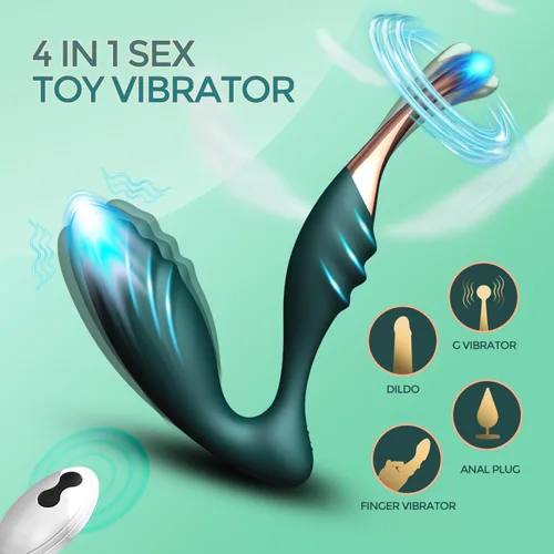 Miniatura 2 de Vibrador juguetes sexuales, vibrador de punto G, estimulador de clítoris para adultos con doble 10 vibraciones, juguete para adultos, vibradores