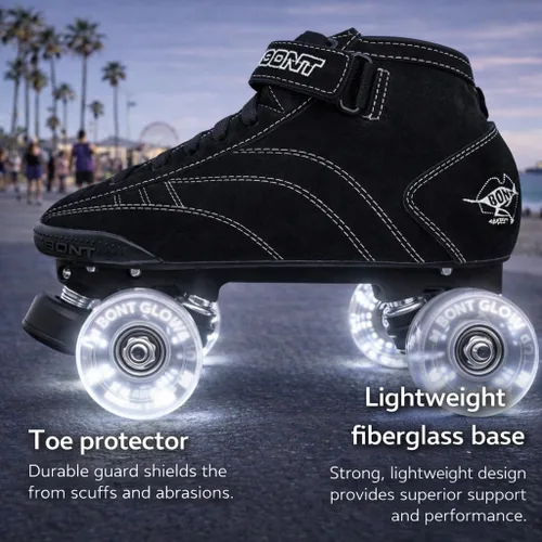 Miniatura 4 de Bont Patines Prostar Suede Profesionales Patines con Ruedas Led Luminosas - Interior y Exterior