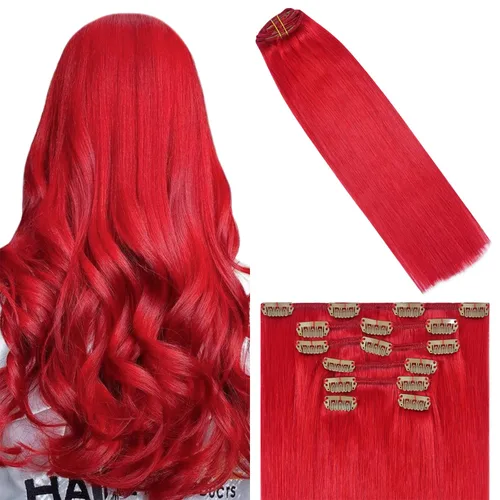 Miniatura 38 de WindTouch - Extensiones de cabello humano Remy con pinzas, color rubio decolorado combinado con balayage, para cabello rubio, 2.47 onzas, N.°