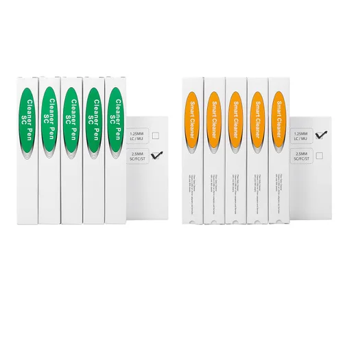 Miniatura 14 de 1 pc limpiador de fibra óptica Herramientas de fibra óptica Cleaing Pen para LC/MU 0.049 in Conector Más de 800 Limpia la cara del extremo