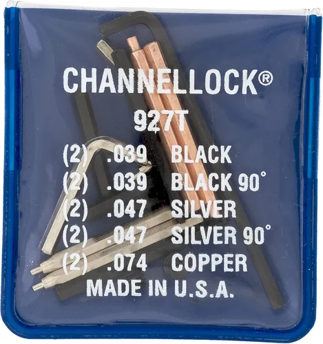 Miniatura 6 de Channellock RT-3 Juego de alicates de anillo de retención convertibles, 3 piezas, azul