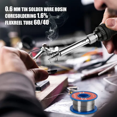 Miniatura 3 de Kit de soldador de 60 W con calentador cerámico, 10 en 1, temperatura ajustable, para cualquier aficionado, enchufe de 110 V de EE. UU. 60W 10-en-1
