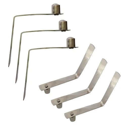 Miniatura 4 de UP100 50 clips de botón sólidos de acero inoxidable de 4 a 0.354 in, resorte a presión para entornos húmedos con requisitos elásticos, toldo