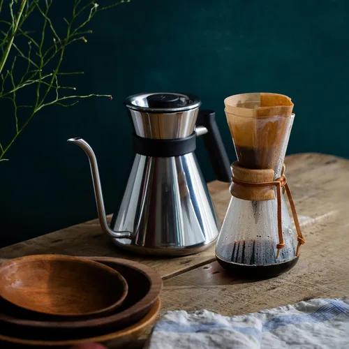 Miniatura 3 de Chemex - Chettle de cuello de cisne de acero inoxidable - Pulido