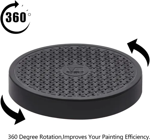 Miniatura 2 de Soporte de base de pintura con rotación de 360 grados con paquete de 20 modelos de pintura de cocodrilo clip palo para aerógrafo pasatiempo