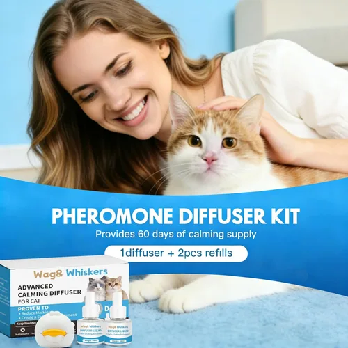 Miniatura 2 de Difusor calmante para gatos, difusor calmante de feromonas para gatos, aerosol calmante para gatos, alivio del estrés y alivio de la ansiedad para 1