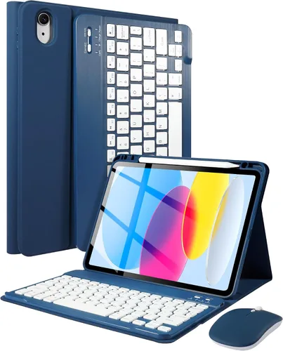 Miniatura 16 de LAMA Funda magnética con teclado para iPad (A16) de 11ª generación 2025/10ª generación 2022, con teclado para iPad de 11 pulgadas (A16) y 10.9 Rosa